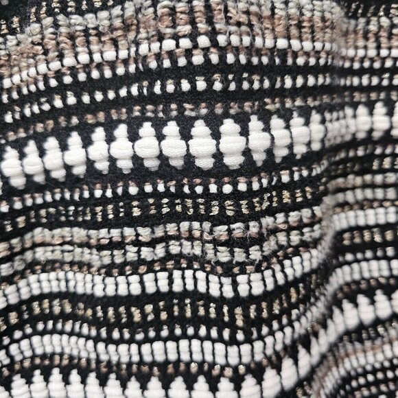 Chico's Black Gray Knit Boho Cardigan Sweater Size 2 (L) - Picture 6 of 14